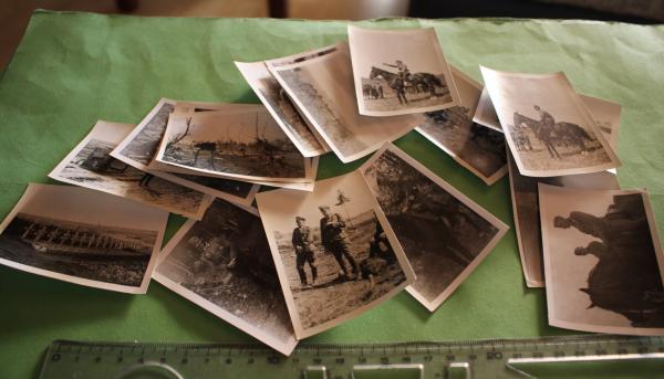 18 tolle alte Foto einer Einheit  -  eins mit RKTräger und DKiG Träger