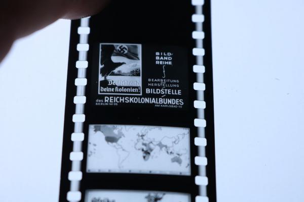 Schwarzweiss-Dia-Serie - Deutschland deine Kolonien - Reichskolonialbund  61 Bilder