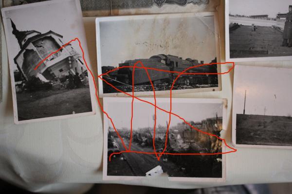 Estate of locomotive drivers of the Wehrmacht field railway - Ortden, certificates, photos, etc