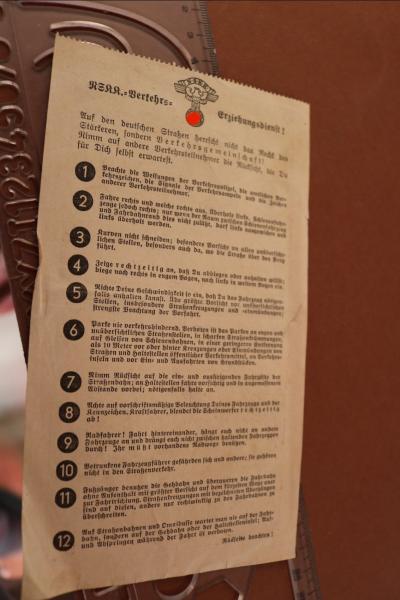 NSKK Verkehrs-Erziehungsdienst Blatt für Kinder