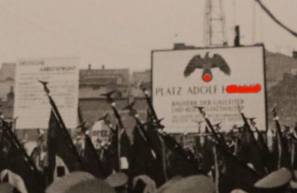 drei Fotos Besuch Adolf Hitler in Finsterbergen Thüringen - Einweihung Adolf Hitler Platz