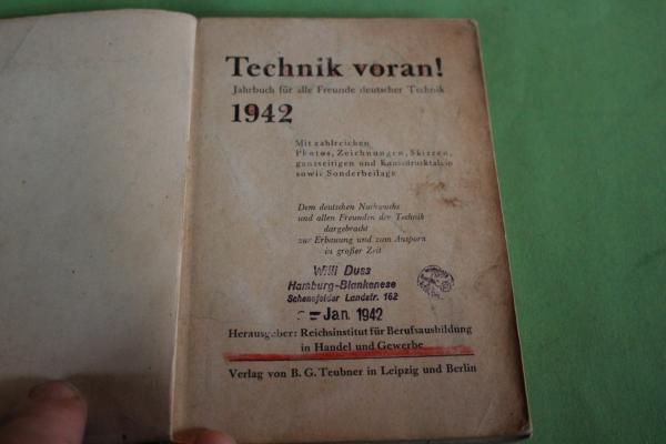 Technik voran 1942. Jahrbuch für alle Freunde deutscher Technik